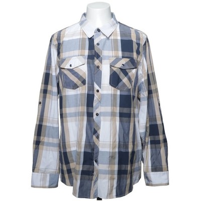 Eighty Eight, Flanellhemd, Größe: 2XL, Blau/Grau/Beige, Baumwolle/Polyester #DSf