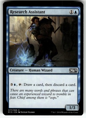 Research Assistant 77 Common Magic 2015 (M15) Magic: The Gathering Near Mint