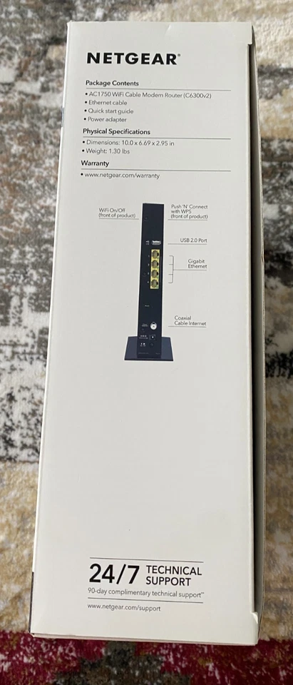 NETGEAR AC1750 WIFI Cable 680 Mbps Model Router Wireless AC - Image 2 of 4