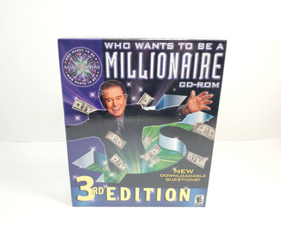 Who Wants to Be a Millionaire CD-ROM 3rd Edition (Windows/Mac, 2001) NEW SEALED