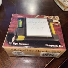 All in One 10 Tape Measure Leveler & Notepad ...