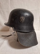 Feuerwehr Stahlhelm WW2, Polizei Wehrmacht, World War 2 Helm
