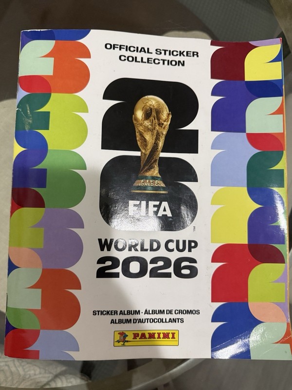 Panini FIFA World Cup 2026 Official Sticker Collection Empty Album Soccer