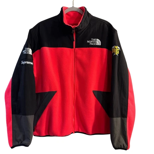 Veste polaire homme The North Face X Supreme RTG fermeture éclair intégrale rouge taille Medium
