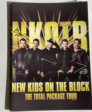 NEW KIDS ON THE BLOCK SIGNED TOUR PROGRAM
