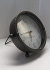 Rae Dunn Black and White Tabletop Clock with Easel approx 7" Diameter — photo 4