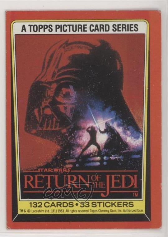 1983 Topps Star Wars: ROTJ Title Card #1 k1j