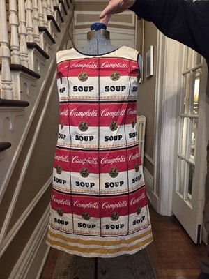 1960s Campbell s Soup Dress Andy Warhol Souper Dress Original RARE Paper Dress
