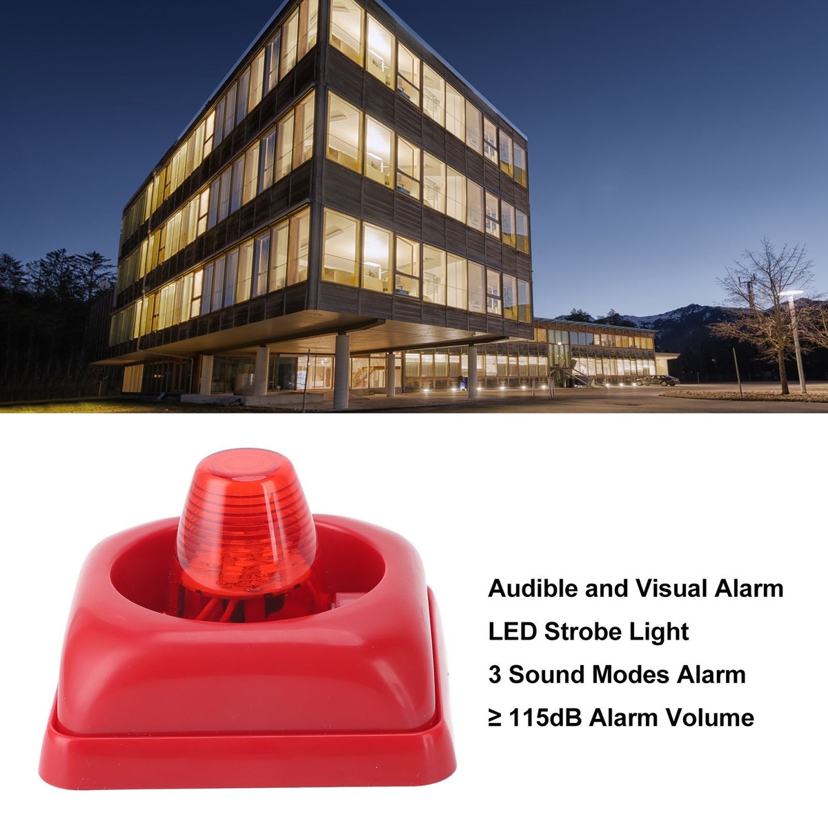 Led Visual Alert Warning Light With Audible Alarm An Audible Alert Indicator For