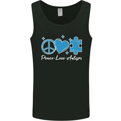 Peace Autismus Autistisch Herren Tanktop - Bild 1 von 4