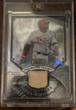 2007 Bowman Sterling Ryan Howard #BS-RJH Authentic Game Used Bat Phillies