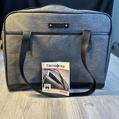 Samsonite Business Heathered Slim Brief - Fits Up To 15.6  Laptops - black 