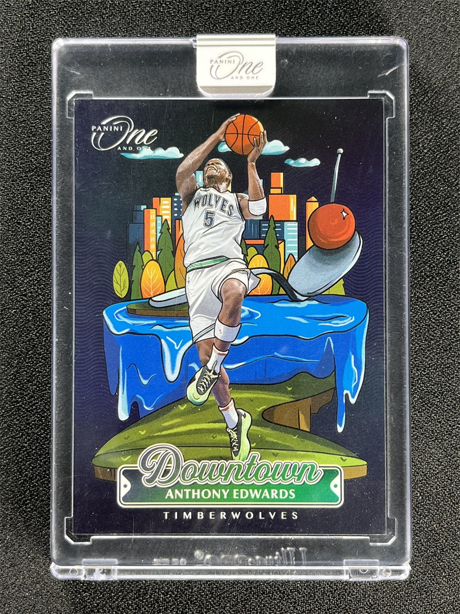2024-25 Panini One And One Anthony Edwards #5 Downtown Timberwolves Case Hit SSP