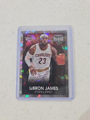 Super Rare 2014 Lebron James Panini Black Friday Cracked Ice #07/25