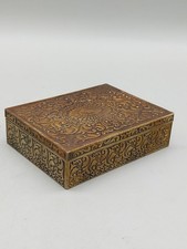 Antike Schatulle mit Ornamenten Vintage Messingdose