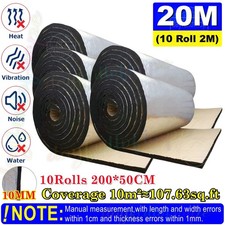 50M Self Adhesive Aluminum Foil Thermal Insulation Shed Floor Wall Roof Camper