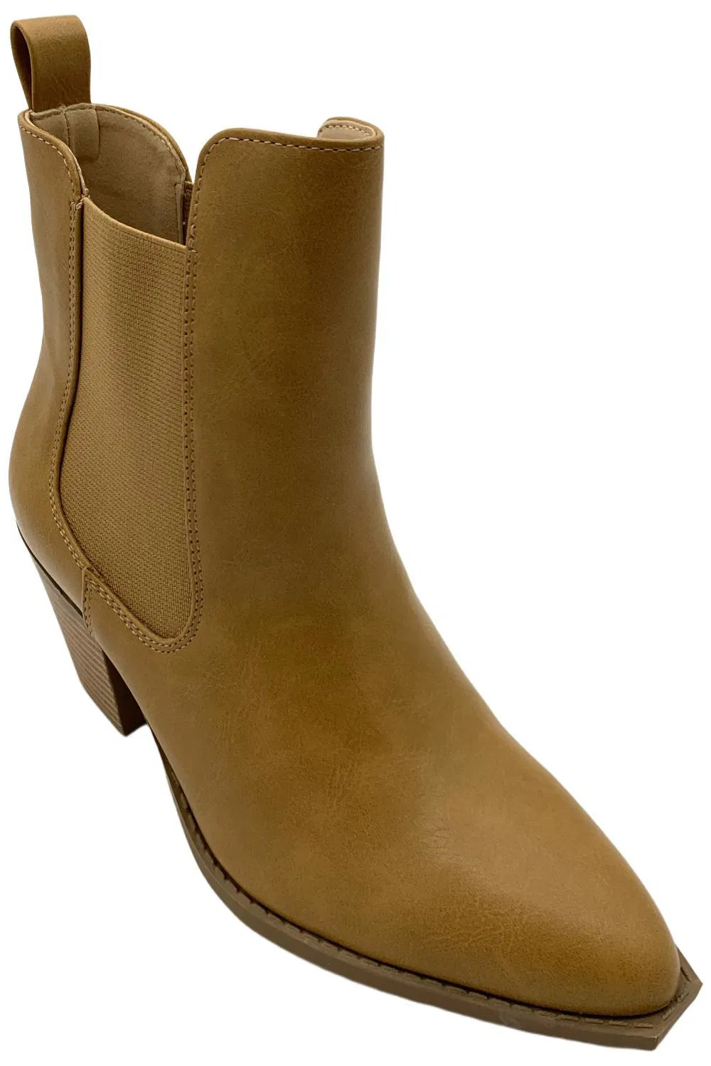 Journee Womens Rosemary Ankle Boots Tan 8790₽