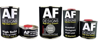 FÜR Rover MMD Pewter Metallic Autolack Grundierung Klarlack 3,7L Set