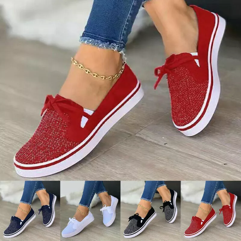 Casual flat canvas shoes sale