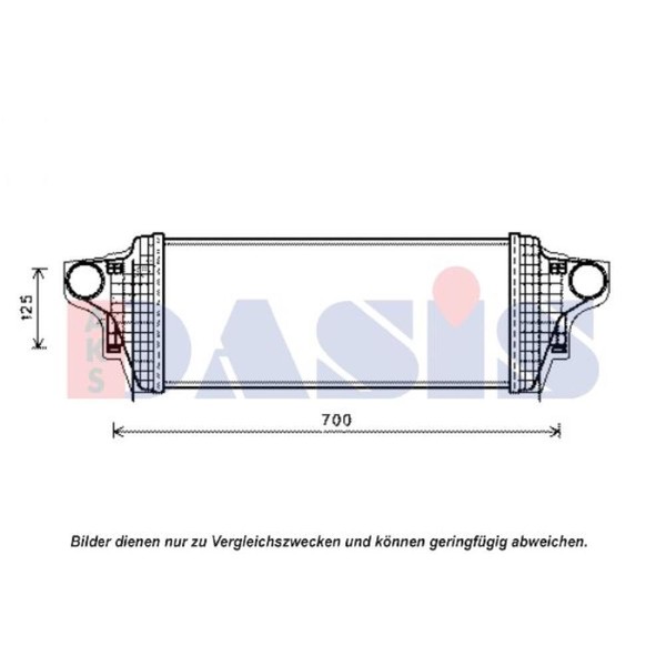 LadeluftküHler FüR Mercedes-Benz M-Klasse R-Klasse Gl-Klasse 127015N-image