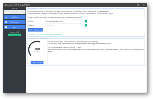 Für eBay Verkäufer Bestellung exportieren API Schnittstelle CSV JSON XLSX Excel - 第 4/6 張圖片