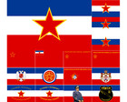 Yugoslavia Flag Zastava Jugoslavija Tito Serbia Bosnia Croatia Garda Panteri