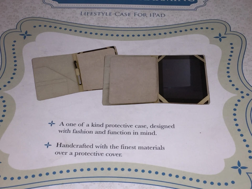 V Style by Vivitar Absolutely Charming BLUE Lifestyle Case For iPad SPFT-1000 - Image 4 of 4