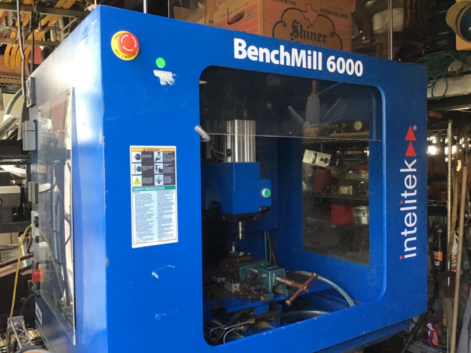 Intelitek bench mill 6000 CNC 115 volt clean used Houston Austin