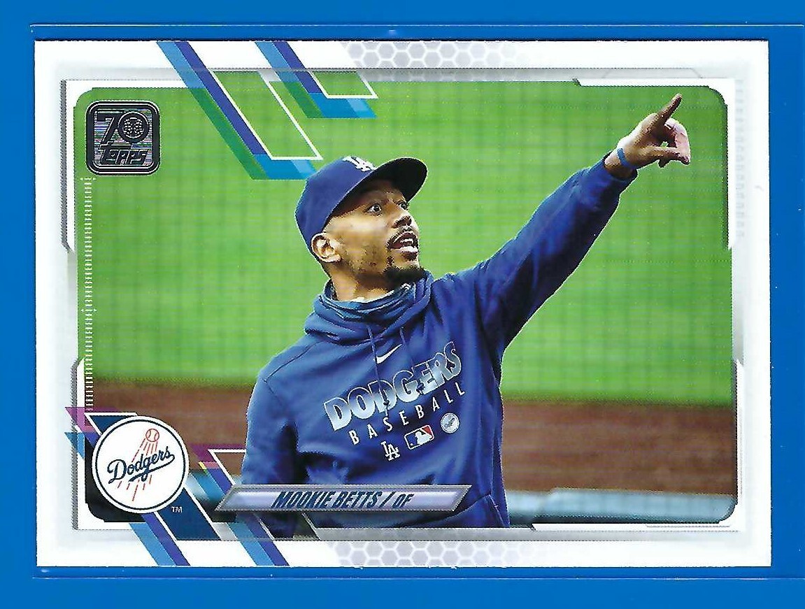 2021 Topps #13 MOOKIE BETTS Photo Variation SP