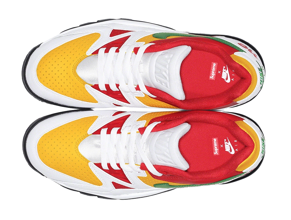 Nike Cross Trainer Low Supreme White Yellow Red Size CJ5291-100