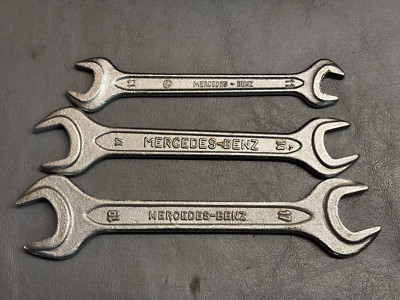 Vintage Mercedes Bens DIN 895 Wrenches - Made in Germany - Matador Unior Heyco