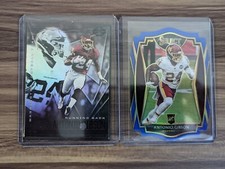 Antonio Gibson Rookie Card Lot (x2)(Die Cut Blue Select + Illusions Base)
