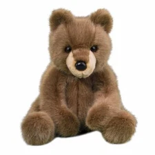 LINCOLN the Plush BROWN BEAR Stuffed Animal - by Douglas Cuddle Toys - #4531
