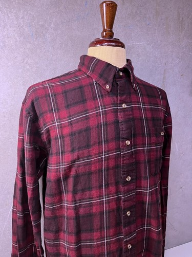 Arrow Plaid Flannel Button Up Shirt Sz XL Red Workwear Western - Picture 2 of 8