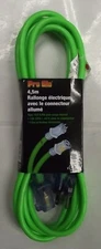 Century D19005561 15 FT. Pro Glo Extension Cord 16/3 SJTW Cold Weather Lighted