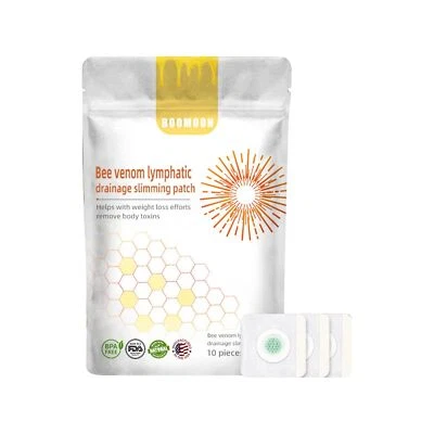 MARKENLOS 100X/Bienengift Lymphdrainage Abnehmpflaster Wonder Patch Bauch Gewichtsverlust