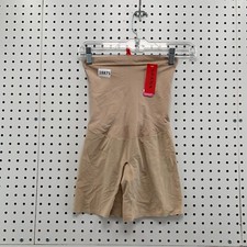 Spanx High Waisted Mid Thigh Shorts Super Slimming Natural Nude Color LArge 68