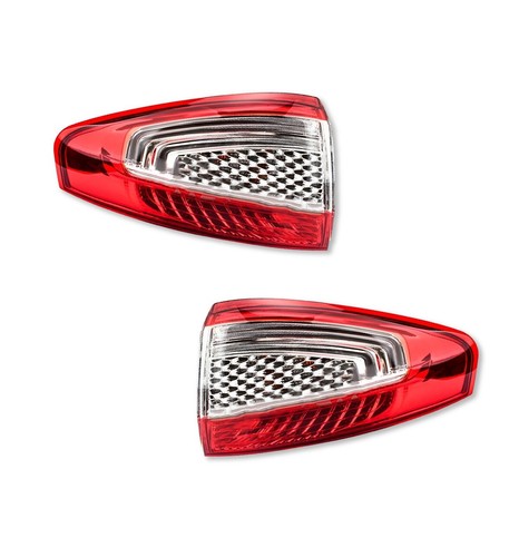 Pair Left and Right LED Outer Rear Tail Lights For Ford Mondeo MK4 2011 to 2015 - Picture 2 of 16