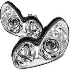 2PCS/PAIR Projector Headlight Assembly For Hyundai Sonata Sedan 4-Door 2002-2005