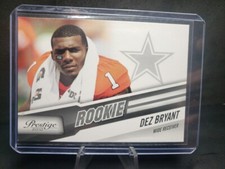 2010 Prestige Dez Bryant Rookie Card # 234 . rookie card picture