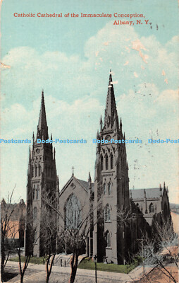 R431606 N Y Albany Katholische Kathedrale der Unbefleckten Empfängnis Leighton und