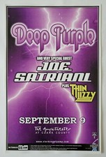 Deep Purple Joe Satriani Thin Lizzy @ Clark County Amphitheater 9/9/04 Poster