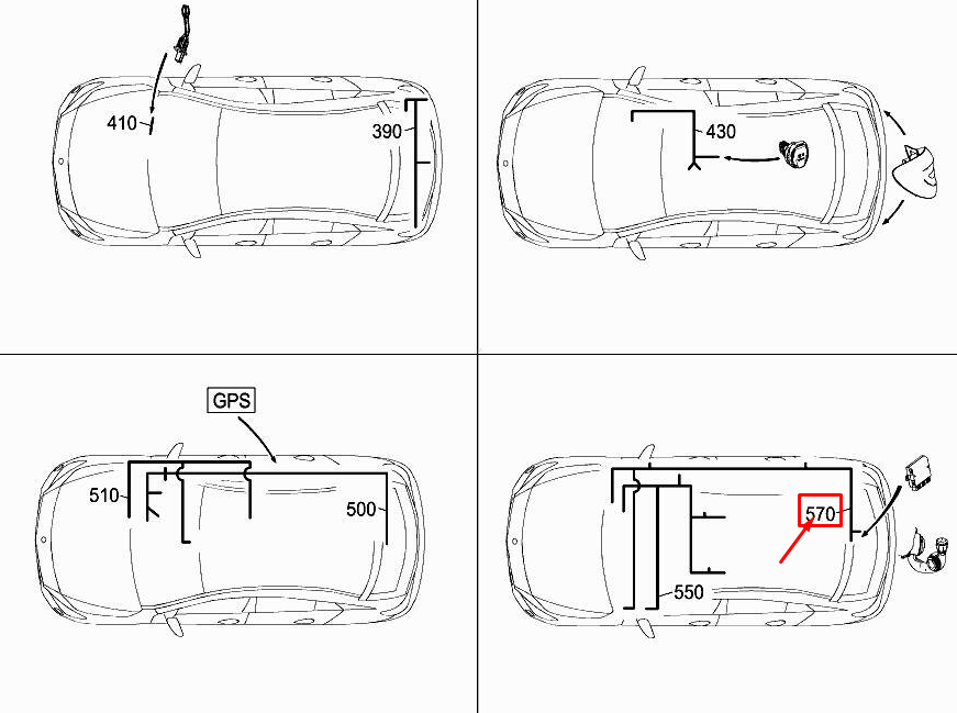 MERCEDES-BENZ CLA C117 Hitching Mechanism Wiring Harness A1175409108