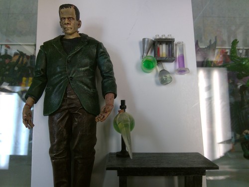 2012 Diamond Select Universal Monsters Frankenstein Loose w/ Lab Display - Picture 4 of 10