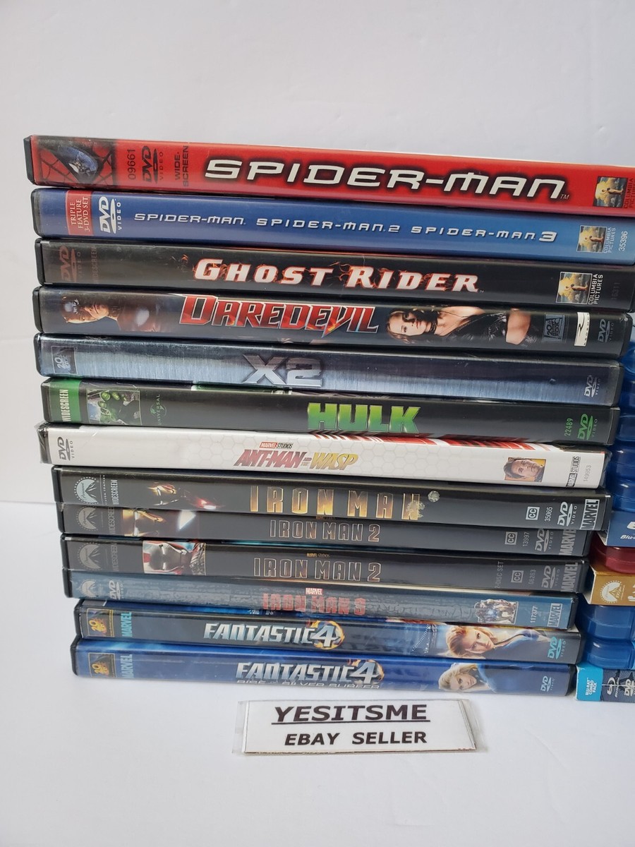 Marvel Cinematic Universe Bluray/DVD lot of 35:Avengers