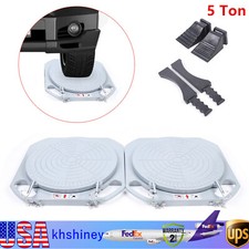 3 Ton Wheel Alignment Turn Plates Car Truck Front End Wheel Tool Durable 1 Pair