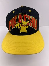 Pok mon - PIKACHU Embroidered Adjustable Snapback Baseball Cap Hat