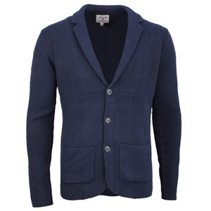 T81249 con blu texture maglia a 292 Cardigan Garcia uomo scuro da lavorato v7AWwqCxg
