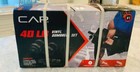 New CAP 40 LB Pound Vinyl Dumbbell Set - Adjustable Hand Weights - 40 Lbs Total