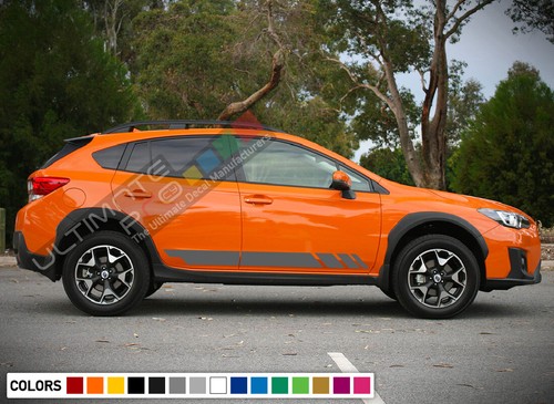 Side Stripe Decal Sticker Kit sport vinyl Door for Subaru Crosstrek 2016-Present - Picture 4 of 4